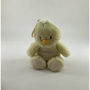 Kellytoy 10” Plush Yellow Chick Duck Baby Toy Rattle Sewn Eyes Lovey Unisex